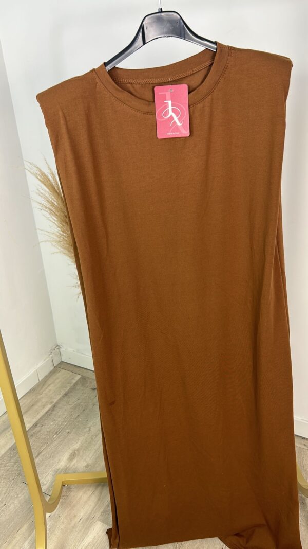 Vestido hombreras Laura - Imagen 4