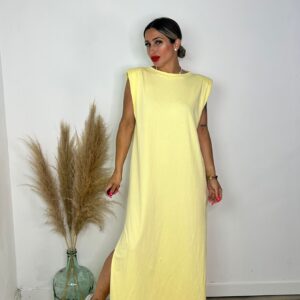 Vestido hombreras Laura