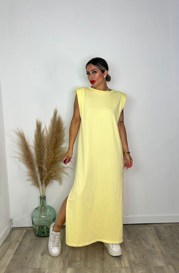 Vestido hombreras Laura