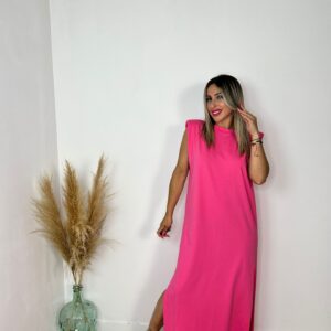 Vestido hombreras Laura