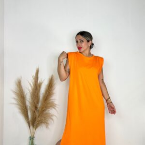Vestido hombreras Laura