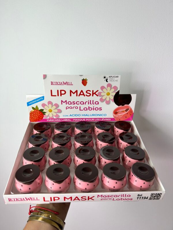 LIP MASK PARA LABIOS DE FRESA DE ÁCIDO HIALURONICO