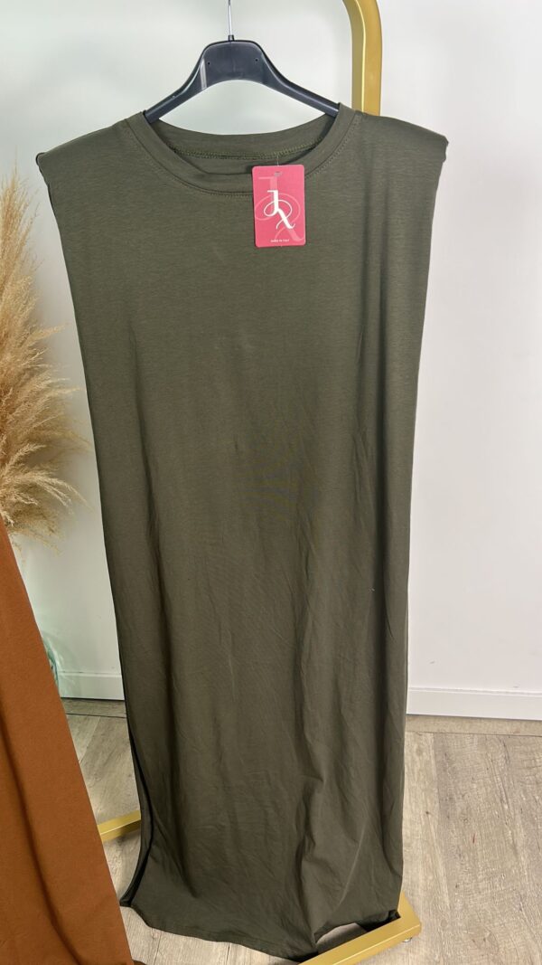 Vestido hombreras Laura - Imagen 6