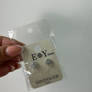 Pendientes plateados