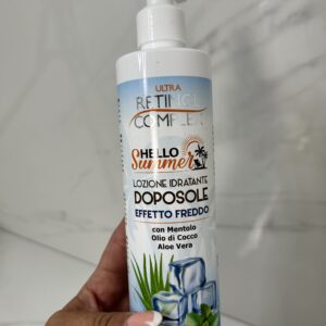 Loción hidratante aftersún efecto hielo aloe vera y coco