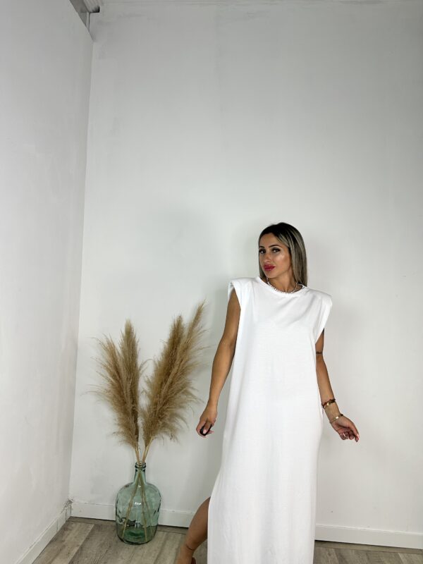 Vestido hombreras Laura