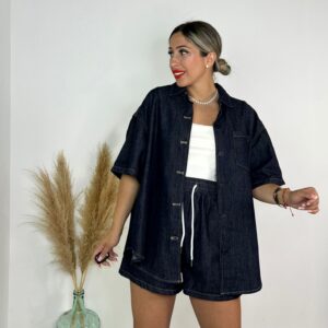 Conjunto denim oscuro