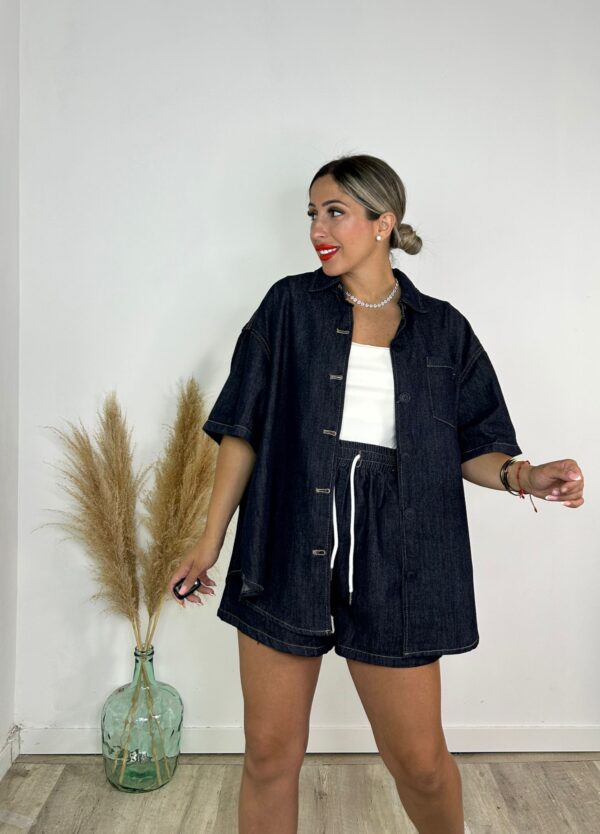 Conjunto denim oscuro