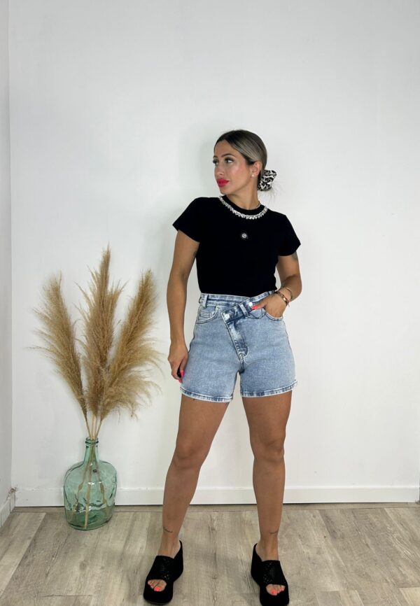 vaquero Zara Laulia corto