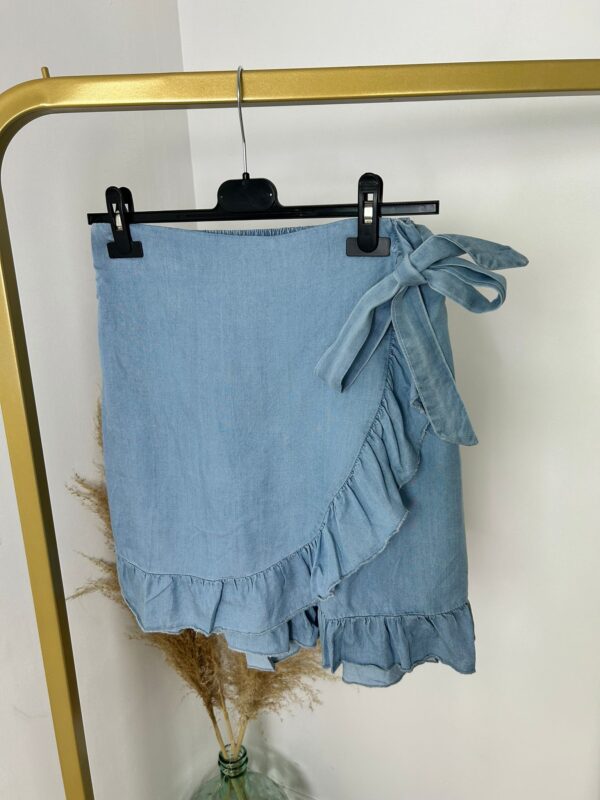 Falda  pantalón denim - Imagen 3