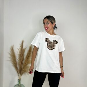 Camiseta Mickey print