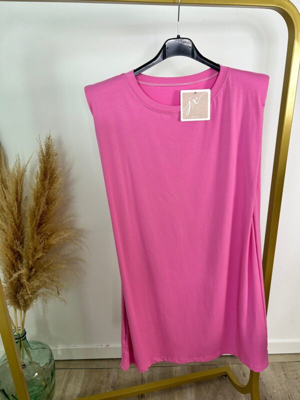 Vestido hombreras corto - Imagen 8