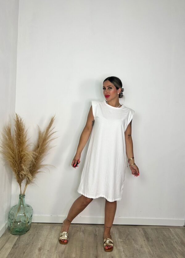 Vestido hombreras corto - Imagen 2