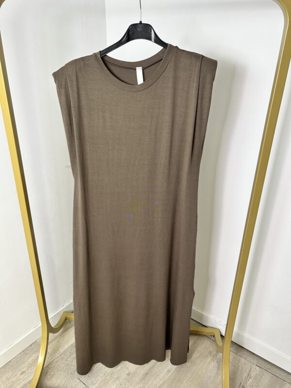 Vestido licra hombreras - Imagen 2