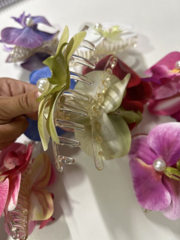 Pinza flor Perla
