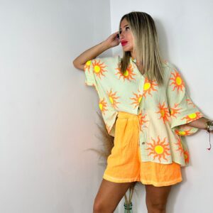 Pantalón corto flúor
