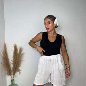Top de pico licra