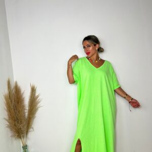 Vestido Ana flúor
