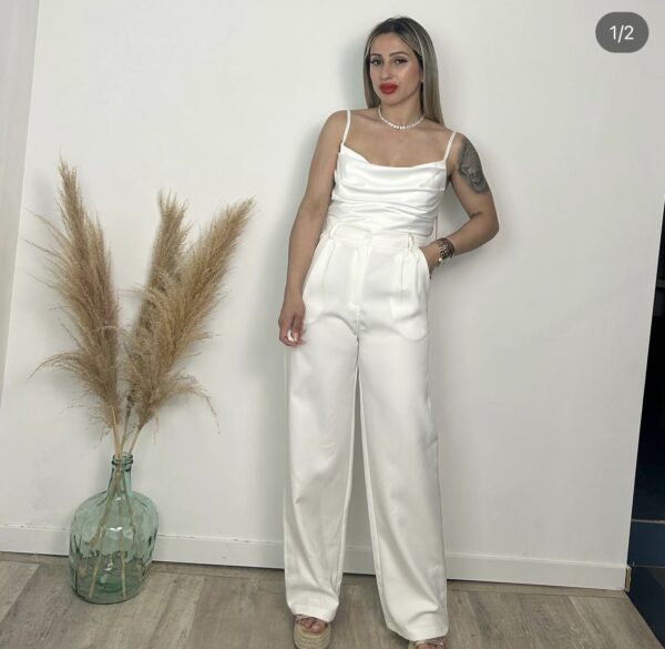 Pantalón Alicia blanco