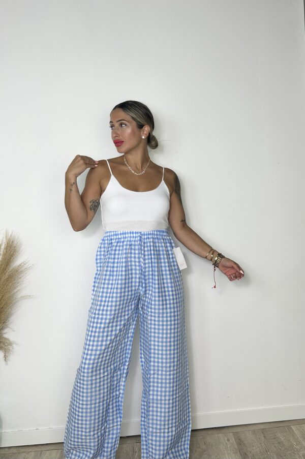 Pantalón fresquito vichy - Imagen 3