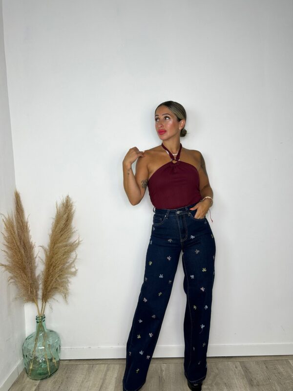 Pantalón vaquero lazitos 6302 - Imagen 2