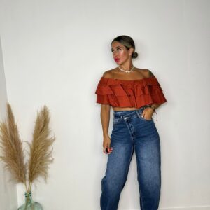Pantalón vaquero Zara oscuro 807