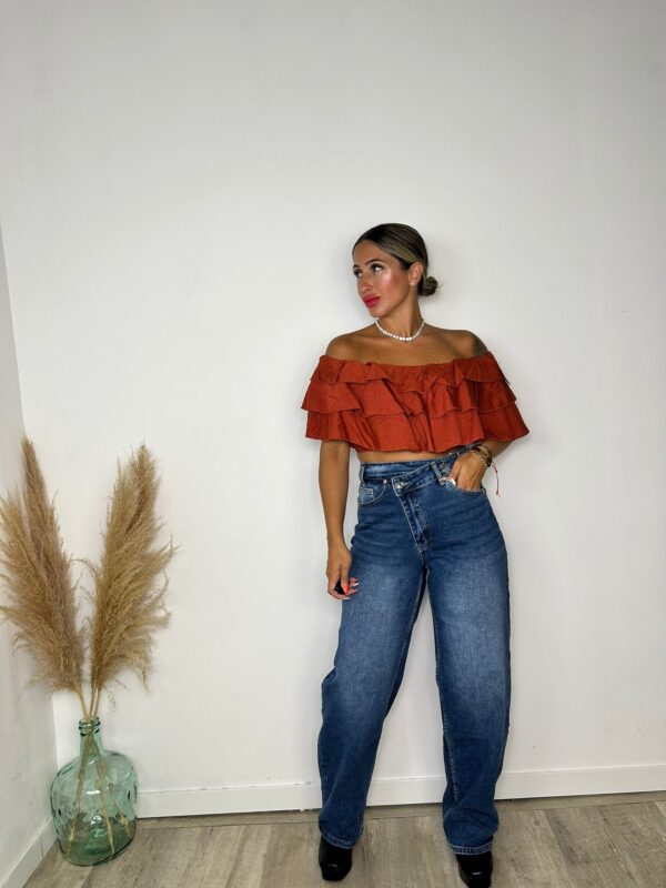 Pantalón vaquero Zara oscuro 807
