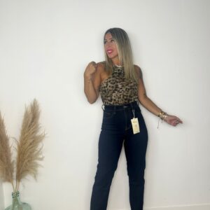 Pantalón Mom fit