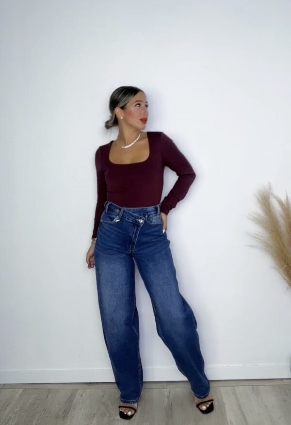Pantalón vaquero Zara oscuro 807