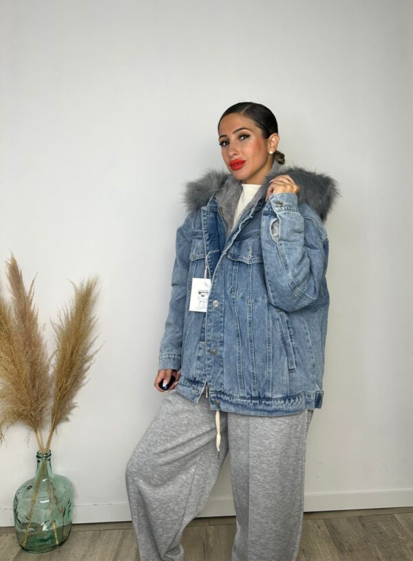 Chaqueton Denim pelos - Imagen 6