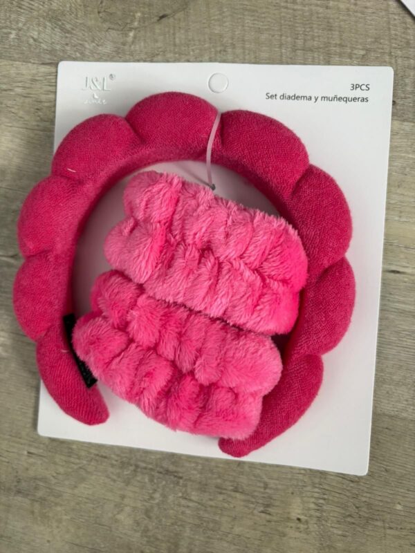 Diadema para el maquillaje y muñequeras - Imagen 2