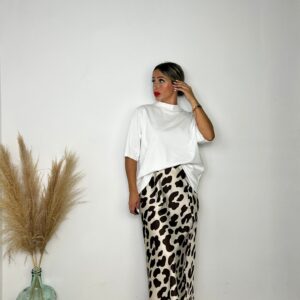 Falda Print Blanco