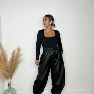 Pantalón ballon  cuero