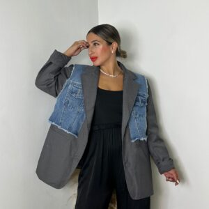 Blazer con Denim