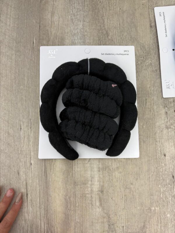 Diadema para el maquillaje y muñequeras - Imagen 3
