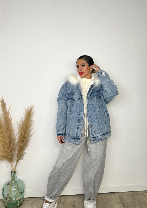 Chaqueton Denim pelos - Imagen 4