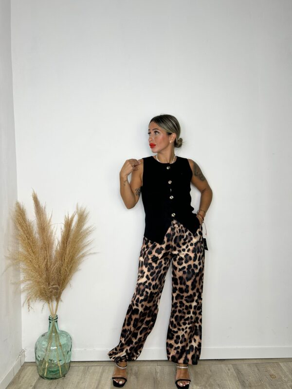 Pantalón satinado Print Patri