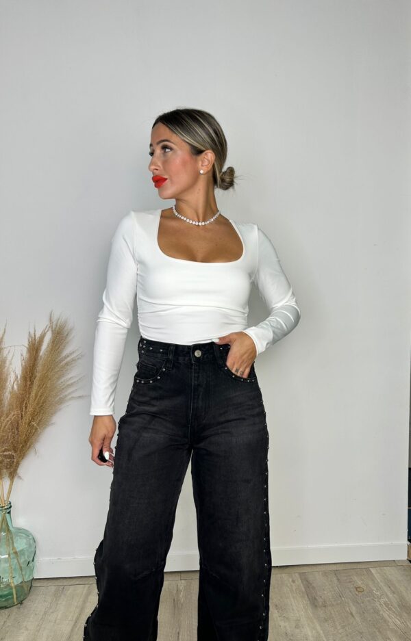 Pantalón negro Tachuelas 2146 - Imagen 3