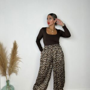 Pantalón bombacho Print ancho