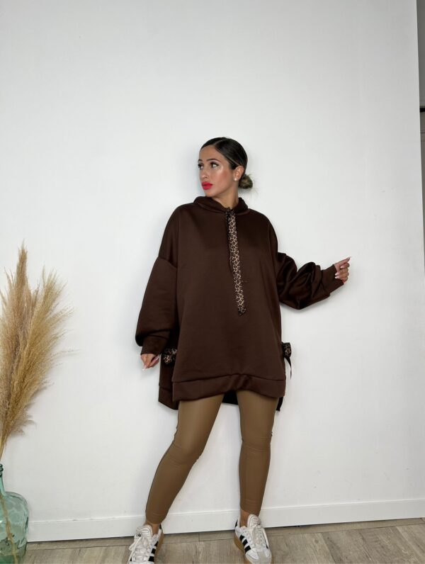 Sudadera cordón curvy