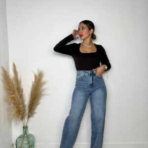 Pantalón vaquero tiro alto 5118