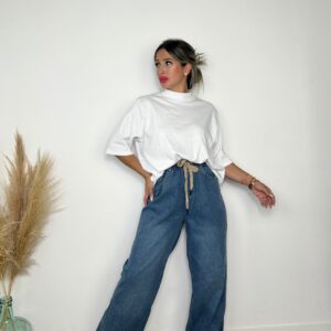 Pantalón fluido Denim