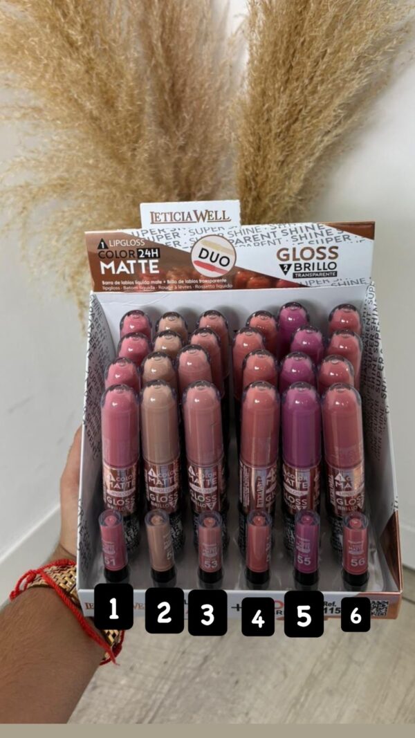Barra de labios duo NUDE