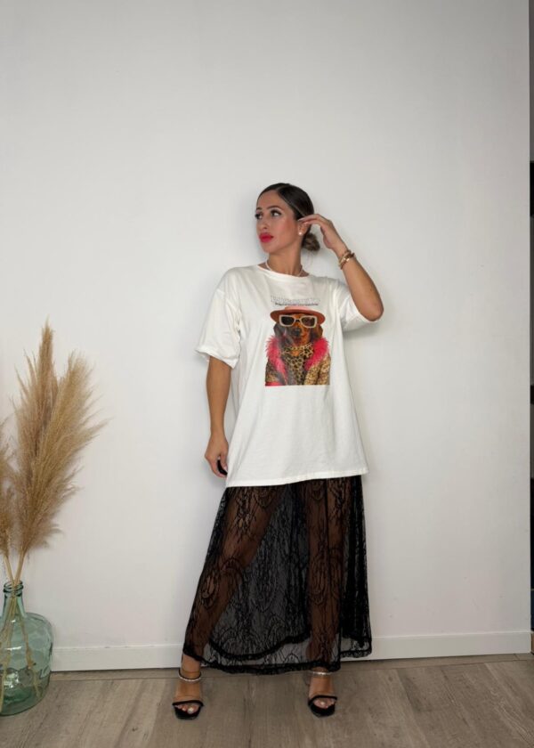 Falda pantalón encaje - Imagen 2