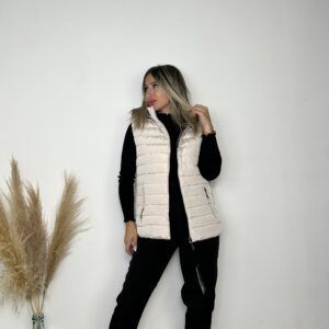 Chaquetón reversible PRINT beig