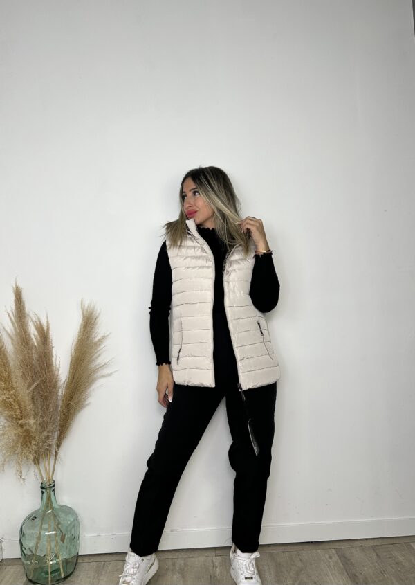 Chaquetón reversible PRINT beig