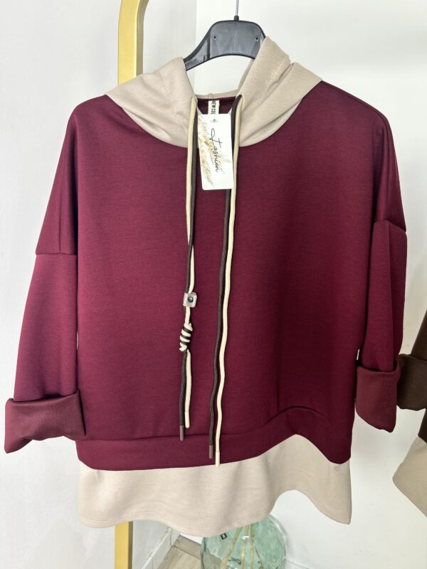 Sudadera bicolor - Imagen 2