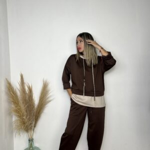 Sudadera bicolor