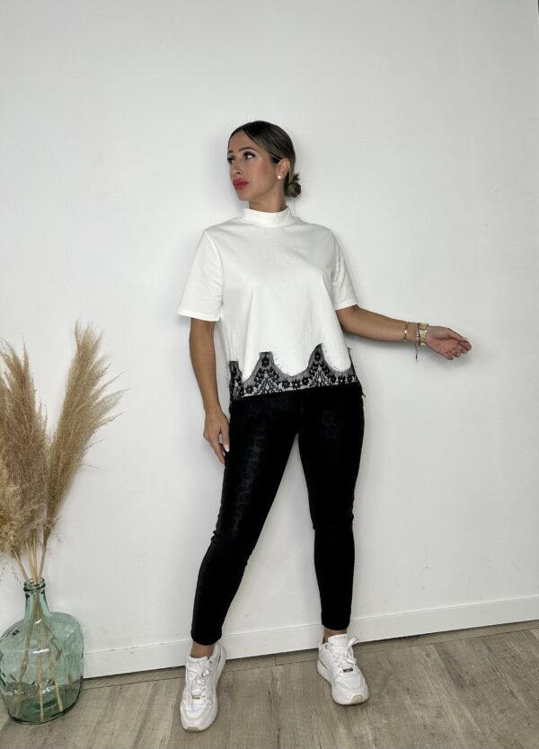 Camiseta encajes PERKINS - Imagen 2