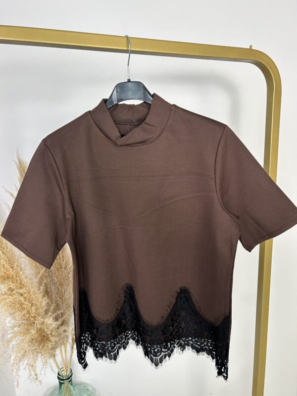 Camiseta encajes PERKINS - Imagen 4